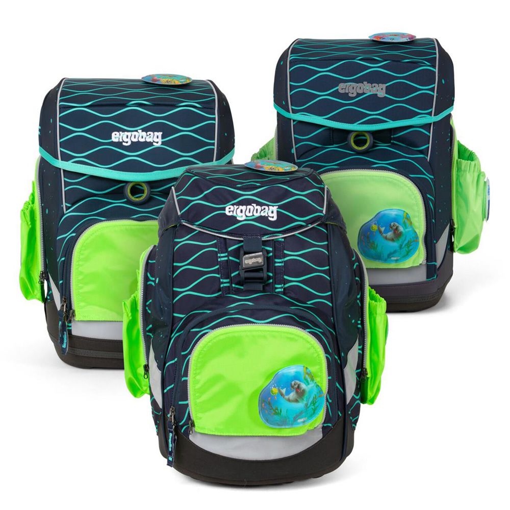 ergobag Seitentaschen Zip-Set grün