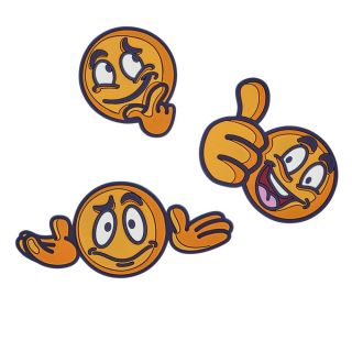 Scout Funny Snaps Set Emojis
