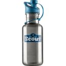 Edelstahl Trinkflasche 0,5 ltr Scout, Blau
