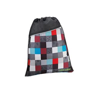 Coocazoo Sportbeutel RocketPocket Checkmate blue red